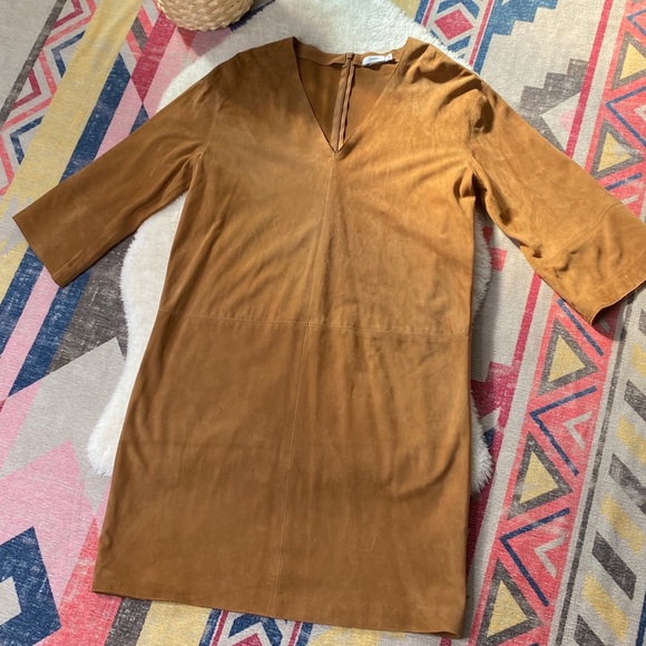 Vince Suede Tunic Dress- Size XS - Picture 2 of 8